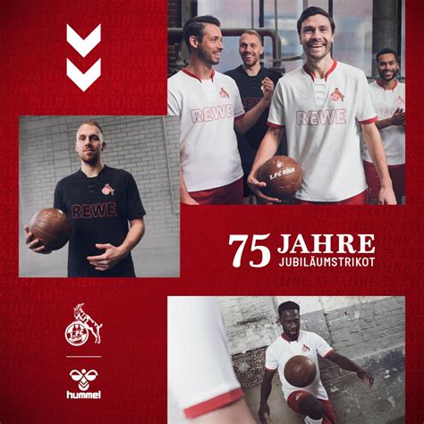 Hummel 1 FC Köln Jubiläumstrikot 75 Jahre 2022 2023 Dezember 2023