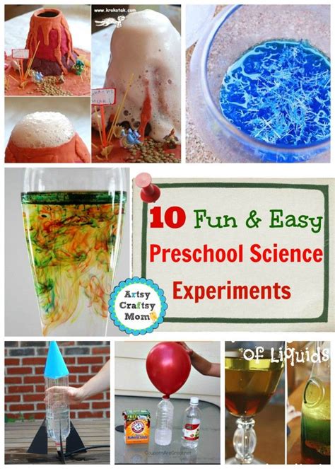 10 Fun And Easy Science Experiments Artsycraftsymom 10 Experimentos Divertidos Y Sencillos