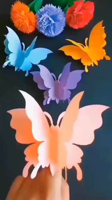 Butterfly Making Idea Using Coins How To Make Paper Butterfly Easy