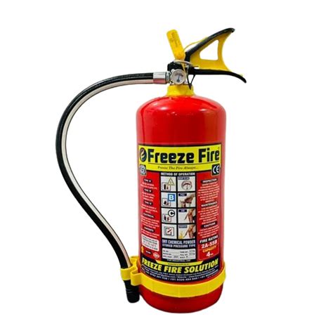 Affordable 4 Kg ABC Fire Extinguisher Industrial Fire Fighting Equipment