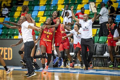 Championnat Afro Basket Féminin La Guinée bat lAngola et file en