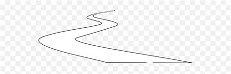 Curve Road Clipart Black And White