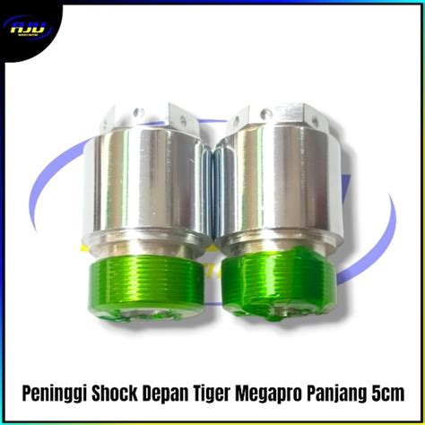 Jual Peninggi Shock Sambungan Shok Skok Depan Motor Honda Tiger Megapro