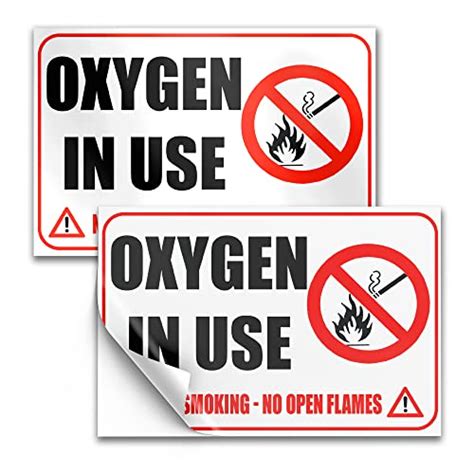 Discover The Best No Smoking Oxygen In Use Signs To Keep Your Workplace ...