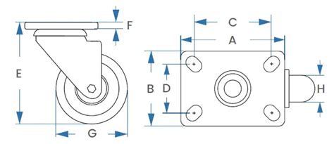 Rigid Caster Wheel Manufacturer Exporter Supplier In India