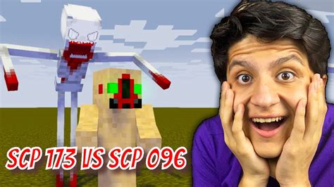Scp 096 Vs Scp 173 Mİnecraft Anİmasyonu Tepki Youtube