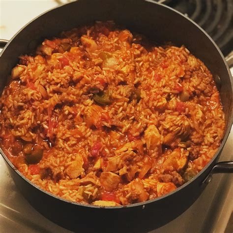 [homemade] Chicken And Chorizo Jambalaya R Food