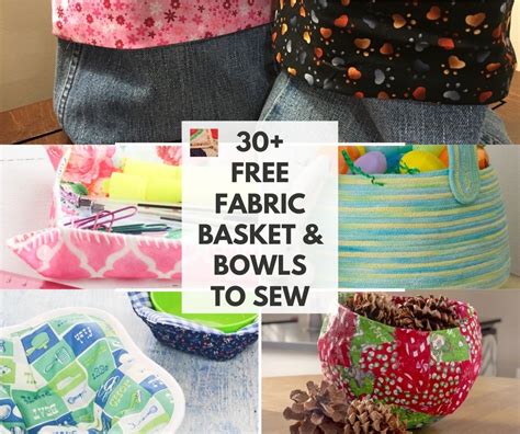 30 Fabric Basket Patterns To Sew KeltShelli