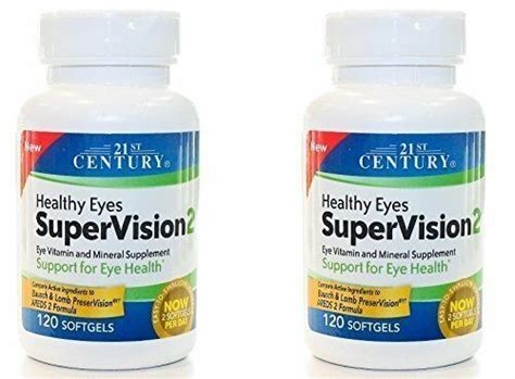 St Century Supervision Eye Vitamin Mineral Supplement Softgels