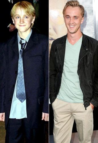 Then And Now Harry Potter Stars Transform Tom Felton Tom Felton