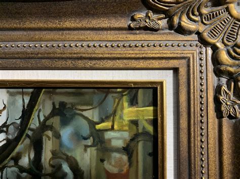 Antique Gold Frame Oil Painting Traditional Oil Painting Female