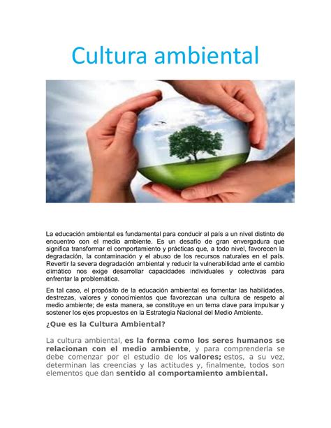 Calam O Cultura Ambiental Y R