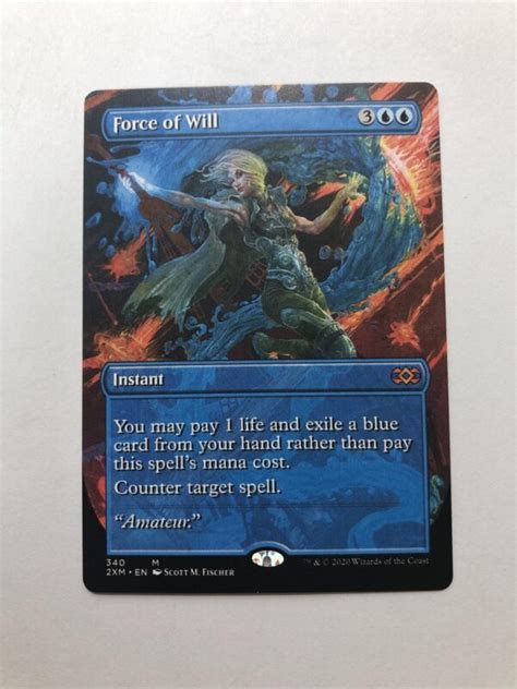 Force Of Will Extended Art Extended Art Xm Double Masters Magic The