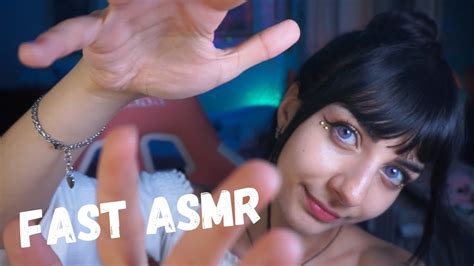 Asmr Ita 💫 Fast Hand Movements And Mouth Sounds Echo Youtube