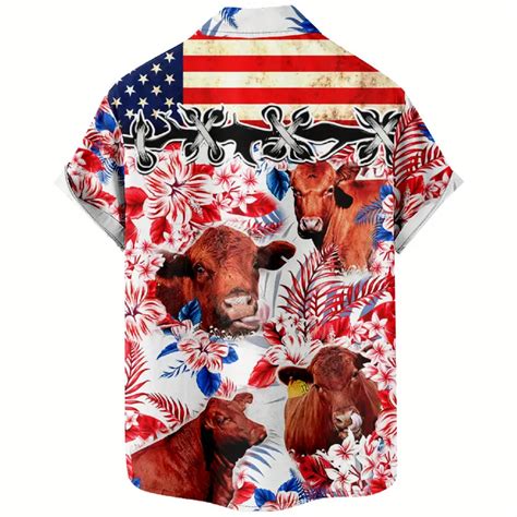 Plus Size Mens Hawaiian Shirts For Beach 3d Digital Scalper Temu