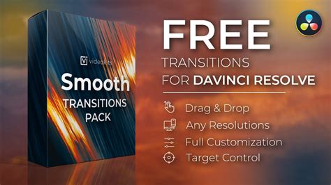 Free Smooth Transitions Pack For Davinci Resolve 18 Custom Effects