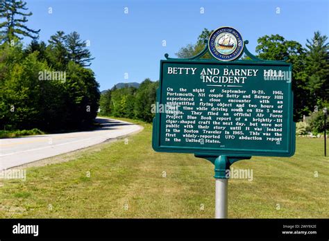 La Se Al Que Conmemora El Incidente De Secuestro De Betty Y Barney Hill