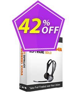 Off Av Voice Changer Software Gold Coupon Code Aug