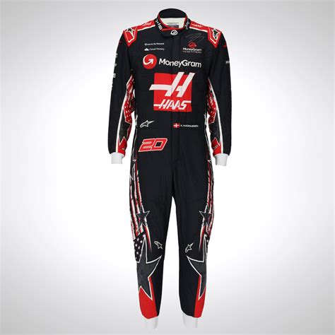 Kevin Magnussen 2023 Signed Haas F1 Team Race Weekend Worn Race Suit