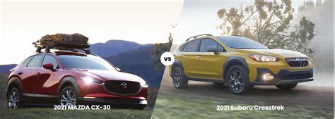 Mazda Cx Vs Subaru Crosstrek Rudolph Mazda