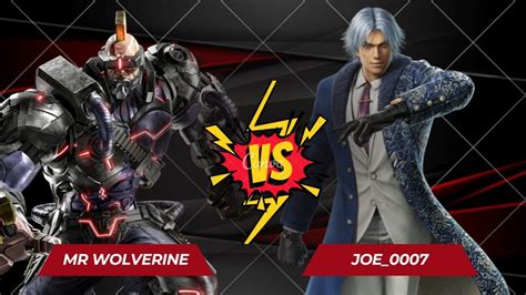 Tekken 7 Mr Wolverine Jack 7 Vs Joe0007 Lee Rank Match Youtube