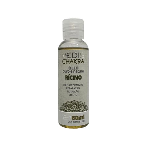 Óleo de Rícino 100 Óleo Vegetal 60ML Botica Nativa