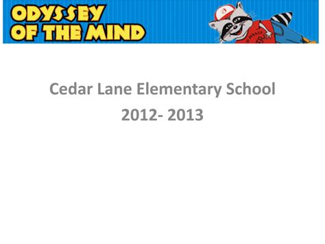 PPT - Cedar Lane Elementary School 2012- 2013 PowerPoint Presentation ...