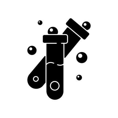 Test Tube Black Glyph Icon By Bsd Art Factory Thehungryjpeg