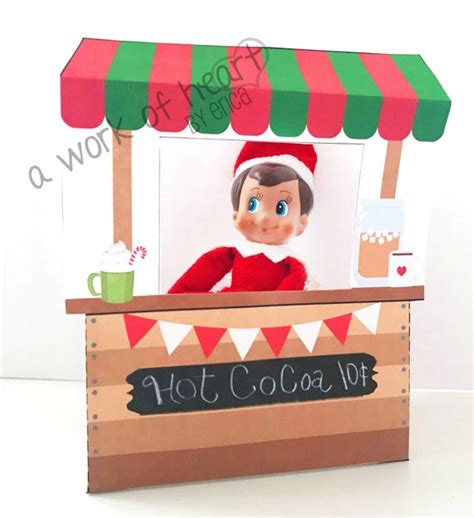 Shelf Elf Printables Hot Cocoa Stand Etsy