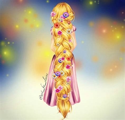 Rapunzels Braid Malen Und Zeichnen Zeichnen Ideen Rapunzel