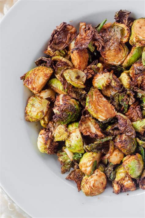 Honey Sriracha Brussels Sprouts In The Air Fryer Bits And Bites