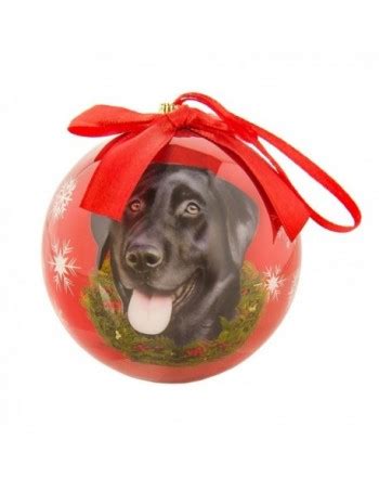 Cute Dog Black Labrador Christmas Ball Ornament Holiday Decorations ...