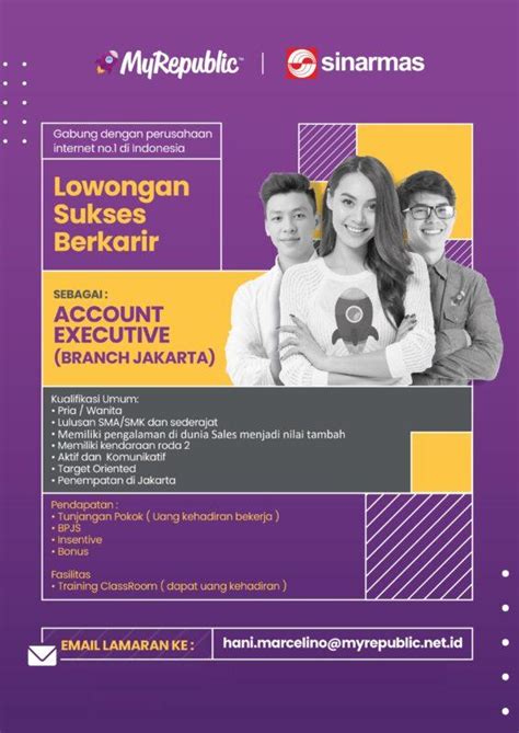 Lowongan Kerja Account Executive Di PT Eka Mas Republik MyRepublic