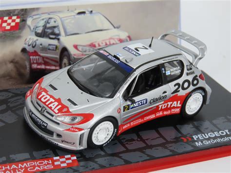 Peugeot 206 WRC Rally 2002 Gronholm IXO Altaya 1 43 B085 Aukro