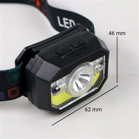 Pocketman Senter Led Kepala Headlamp Waterproof Xpg Cob Lh K