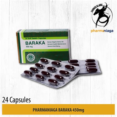 BARAKA Habbatus Sauda 450mg 24 Capsules Shopee Malaysia