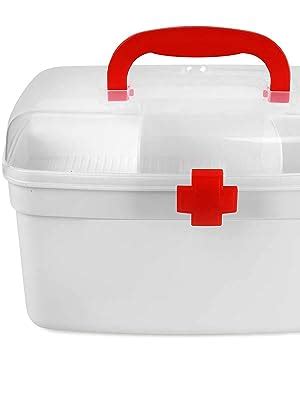 Amazon Brand Umi Plastic Medicine Box Medical Box First Aid Kit