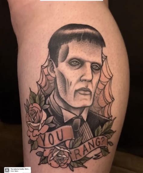 A tattoo of my favorite Addams family member : r/AddamsFamily