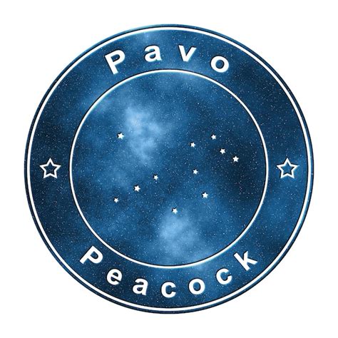 Premium Photo Pavo Star Constellation Cluster Of Stars Peacock