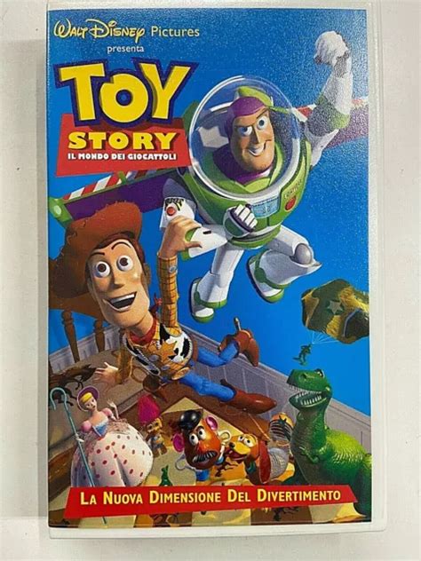 VHS TOY STORY Il Mondo Dei Giocattoli Walt Disney Videocassetta 77 Min