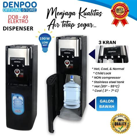 Dispenser Galon Bawah Denpoo Homecare24