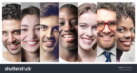 Smiling Peoples Portraits Stock Photo 290888045 Shutterstock