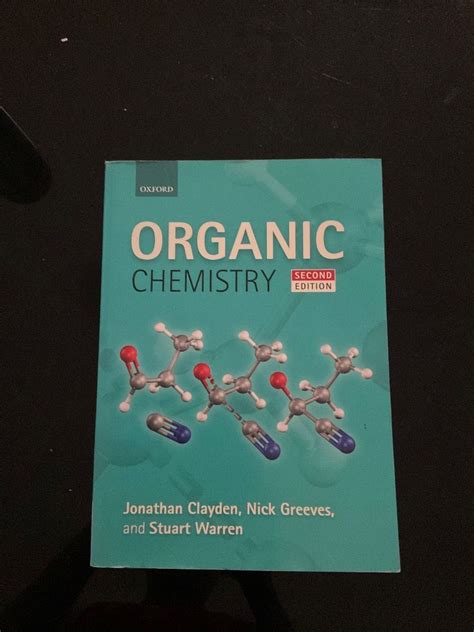 Organic Chemistry 2nd Edition Jonathan Clayden Nick Greeves And