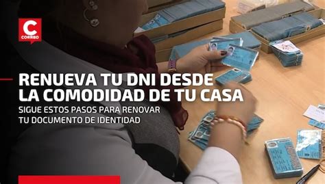 Renovación Del Dni Conoce Cómo Puedes Realizar Este Trámite Desde Tu Celular Video Nnav