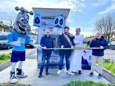 Agnadello Padania Acque Inaugurata Casa Dellacqua Fonte Acqua De