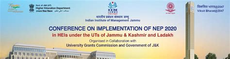 Conference Coordination Official Website Of Iim Jammu Indian