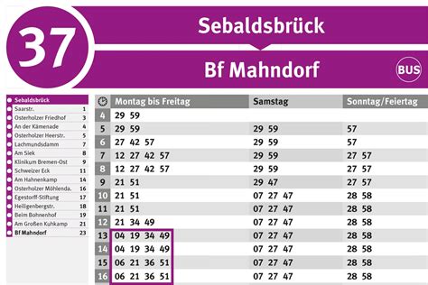 BSAG Fahrplan Sebaldsbrück neu BSAG MOBILDIALOG