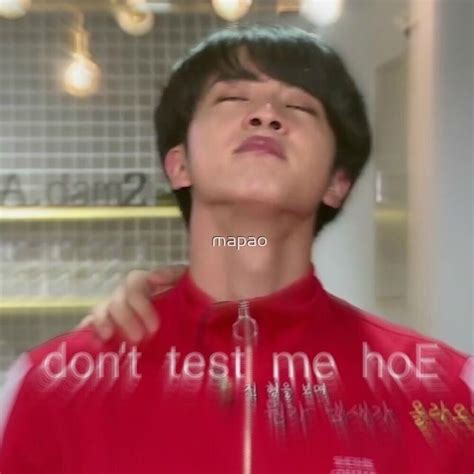 Bts Jin Don T Test Me Hoe Meme By Mapao Redbubble