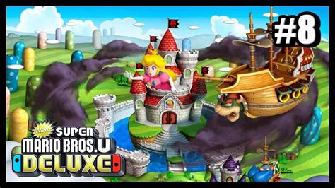 Chateau De Peach Monde 8 New Super Mario Bros U Deluxe 8 Youtube