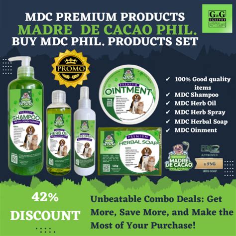 G G AGRIVET MADRE DE CACAO PHILS PRODUCT SET OINTMENT SOAP